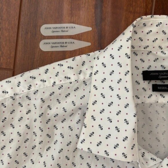 John Varvatos Signature Tailored Stretch Shirt - Picture 7 of 10